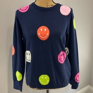 NWT- Adorable Smiley Dace Lightweight Sweater